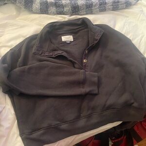 American Eagle Outfitters Dark Gray Sweater alittle paint stain on sleeve